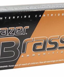 9mm 9x19 Ammo 115gr FMJ CCI Blazer Brass (5200) 500 Rounds