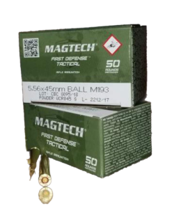 Magtech 5.56x45mm NATO Ammunition Brass casing 500 rounds