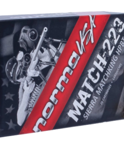 Norma 223 Rem Ammunition Match 500 Rounds box