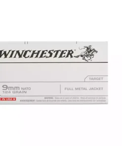 50 Rounds of 9mm Ammo by Winchester - 124gr FMJ