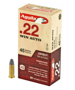 Aguila 22 Winchester 1903 Automatic Ammo 45 Grain Lead Round Nose