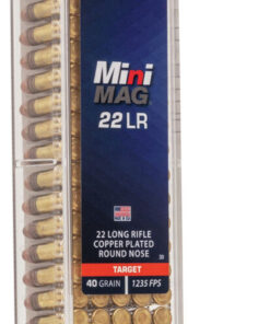 5000 Round Case CCI 0030 Mini-Mag High Velocity .22LR 40 Grain Copper-Plated Round Nose in Plastic Boxes