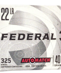 325 Rounds of .22 LR Ammo by Federal Champion AutoMatch Target - 40gr LRN