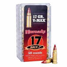50 Rounds of .17HM2 Ammo by Hornady - 17gr V-MAX