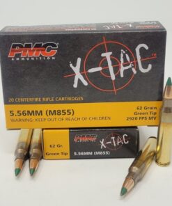 20 Rounds of 5.56x45 Ammo by PMC - 62gr FMJ XM855
