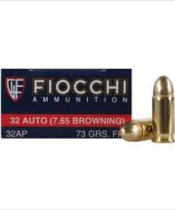 50 Rounds of .32 ACP Ammo by Fiocchi - 73gr FMJ
