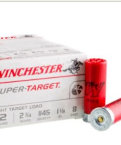250 Rounds of 12ga Ammo by Winchester - 1 1/8 ounce #8 shot