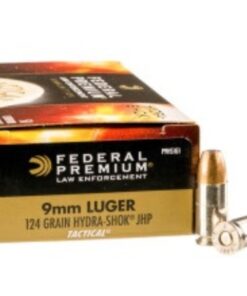 50 Rounds of 9mm Ammo by Federal - 124gr JHP HST LE