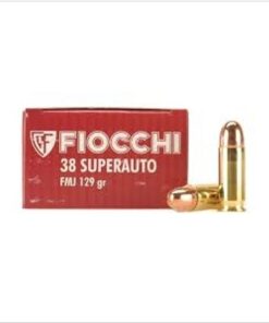 50 Rounds of .38 Super Ammo by Fiocchi - 129gr FMJ