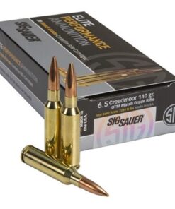 500 rounds of 6.5 Creedmoor SIG SAUER 140 gr OTM Grade Rifle