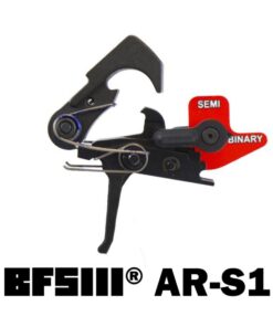 Franklin Armory BFSIII AR-S1 Trigger - Binary Firing System for AR Platforms, Straight, 4.5lb Pull, Silver, 5645A-CRN