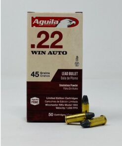 Aguila Ammunition 22 Winchester Auto 45 Grain Lead Round Nose