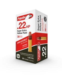 Aguila 22LR Ammunition SuperExtra 1B222335 38 Grain Hollow Point CASE 2000 Rounds