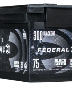 Federal Black Pack Ammunition 300 AAC Blackout 150 Grain Full Metal Jacket