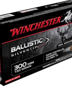 Winchester Ballistic Silvertip Ammunition 300 Winchester Short Magnum (WSM) 150 Grain Rapid Controlled Expansion Polymer Tip 500 rounds