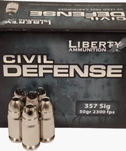 Liberty Ammunition Civil Defense .357 SIG 50 grain Hollow Point 500 rounds