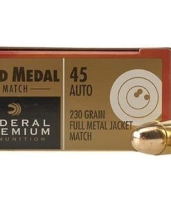 Federal Premium Gold Medal Match Ammunition 45 ACP 230 Grain Full Metal Jacket