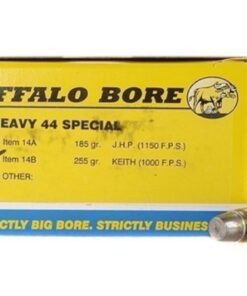 Buffalo Bore Ammunition 44 Special 255 Grain Lead Keith-Type Semi-Wadcutter Gas Check 500 rounds