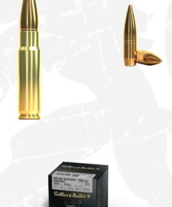 Sellier & Bellot Ammunition 300 AAC Blackout Subsonic 200 Grain Full Metal Jacket