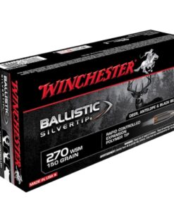 Winchester Ballistic Silvertip Ammunition 270 Winchester Short Magnum (WSM) 150 Grain Rapid Controlled Expansion Polymer Tip 250 rounds