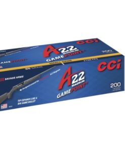 CCI A22 Ammunition 22 Winchester Magnum Rimfire (WMR) 35 Grain GamePoint Jacketed Soft Point