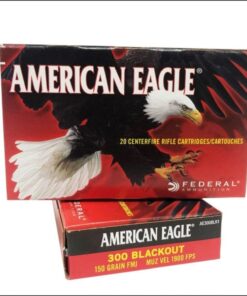 Federal American Eagle Ammunition 300 AAC Blackout 150 Grain Full Metal Jacket