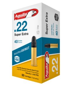 Aguila 22LR Ammunition SuperExtra 1B222332 Standard Velocity 40 Grain Lead Round Nose CASE 2000 Rounds