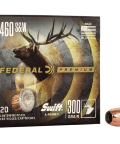 Federal Premium Centerfire Handgun Ammunition .460 S&W 300 grain Swift A-Frame 500 rounds
