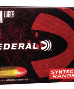 Federal Premium Centerfire Handgun Ammunition 9mm Luger 115 grain Syntech Total Synthetic Jacket 500 rounds