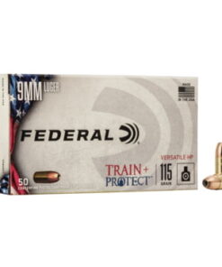 Federal Premium Centerfire Handgun Ammunition 9mm Luger 115 grain Jacketed Hollow Point 500 rounds