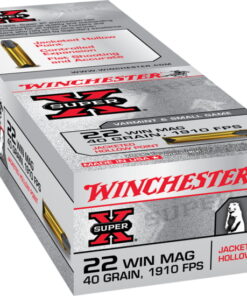 Winchester Super-X Ammunition 22 Winchester Magnum Rimfire (WMR) 40 Grain Jacketed Hollow Point 1000 rounds