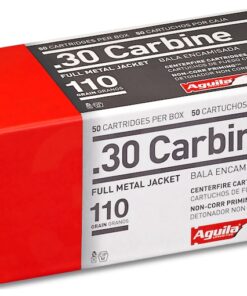 Aguila Ammunition 30 Carbine 110 Grain Full Metal Jacket 500 rounds