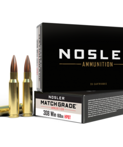 Nosler .308 Winchester 168 Grain Custom Competition Brass Cased 500 rounds