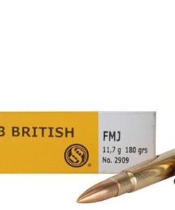 Sellier & Bellot Ammunition 303 British 180 Grain Full Metal Jacket 500 rounds