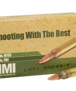 IMI Ammunition 5.56x45mm NATO 55 Grain M193 Full Metal Jacket Boat Tail