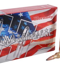 Hornady American Whitetail Ammunition 25-06 Remington 117 Grain Interlock Spire Point Boat Tail 500 rounds