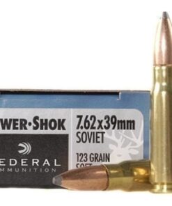 Federal Power-Shok Ammunition 7.62x39mm 123 Grain Soft Point