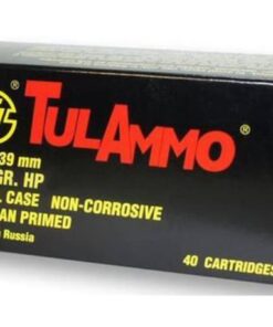 TulAmmo Ammunition 7.62x39mm 122 Grain Hollow Point Steel Case Berdan Primed