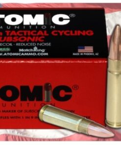 Atomic Tactical Cycling Subsonic Ammunition 7.62x39mm 220 Grain Hollow Point Boat Tail