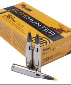 Sig Sauer SIG Hunting Rifle Ammunition .260 Remington 130 grain Controlled Expansion Tip Brass Cased 500 rounds