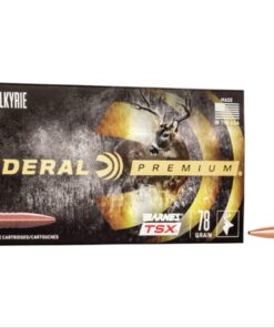 Federal Premium Ammunition 224 Valkyrie 78 Grain Barnes TSX Hollow Point Lead-Free 500 rounds