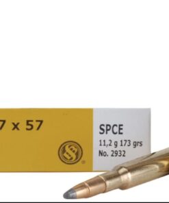 Sellier & Bellot Ammunition 7x57mm Mauser (7mm Mauser) 173 Grain Soft Point Cutted Edge 500 round