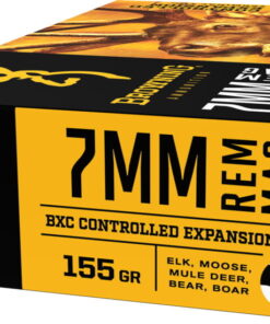 Browning BXC 7mm Remington Magnum 155 Grain Controlled Expansion Terminal Tip Brass Cased 500 rounds