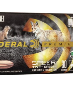 Federal Premium V-SHOK .22 Hornet 30 grain Speer TNT Green Hollow Point 500 round