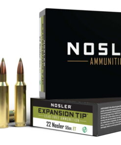 Nosler .22 Nosler E-Tip 55 grain Brass Cased 500 rounds