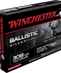Winchester BALLISTIC SILVERTIP .308 Winchester 150 grain Fragmenting Polymer Tip Brass Cased 500 rounds