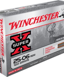 Winchester Super-X Ammunition 25-06 Remington 120 Grain Positive Expanding Point 500 rounds