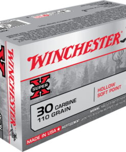 Winchester SUPER-X RIFLE .30 Carbine 110 grain Hollow Soft Point 500 rounds