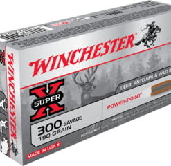 Winchester SUPER-X RIFLE .300 Savage 150 grain Power-Point 500 rounds