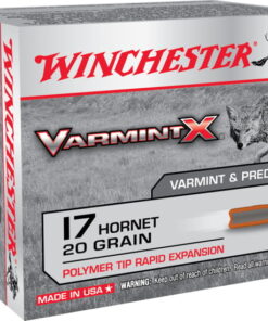 Winchester VARMINT X RIFLE .17 Hornet 20 grain Rapid Expansion Polymer Tip 500 rounds